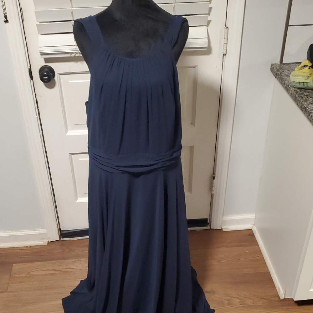 After Six Elegant Navy Blue Women's Dress